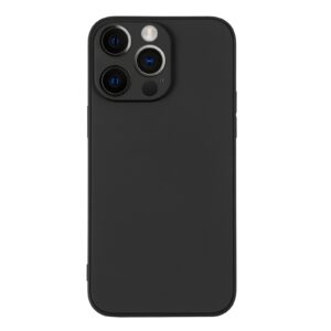 iPhone 12 Pro Silicone cover med håndledsrem - Sort