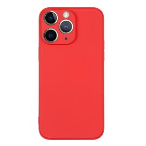 iPhone silikone cover med håndledsrem i rød