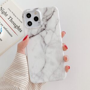 iPhone 13 Pro Marble Frosted Cover Hvid