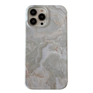 iPhone 14 Pro Max 2 i 1 Aftagelig Marble Pattern Cover Grå