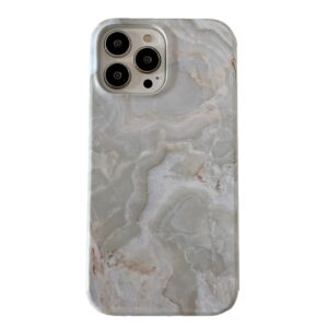 iPhone 13 2 i 1 Aftagelig Marble Pattern Cover Grå