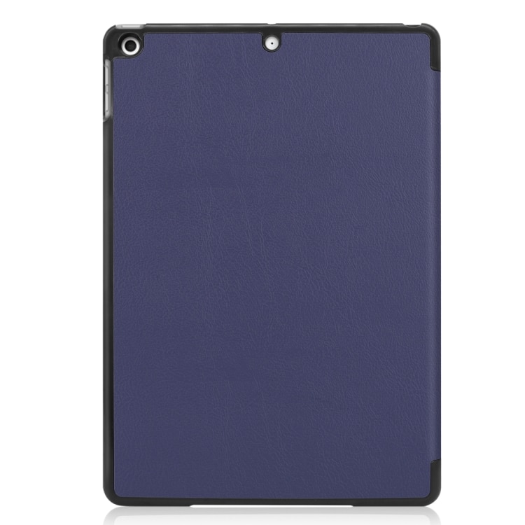 iPad 10,2 Tre Fold læder flipcover - Mørke Blå
