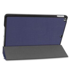 iPad 10,2 Tre Fold læder flipcover - Mørke Blå