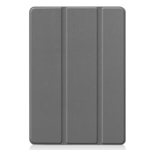 iPad 10,2 Tre Fold læder flipcover Grå